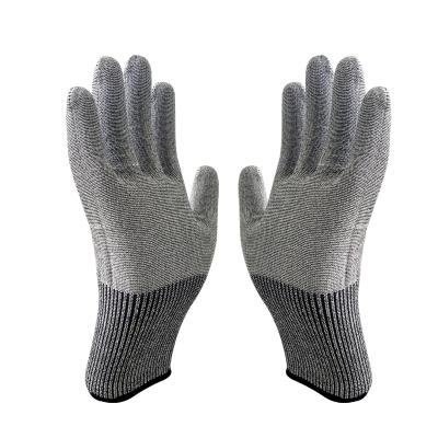 China Heavy Duty Kitchen Anti Cut Cut Gloves Level 5 Food Grade HPPE EN388 Household Mechanic Guantes Cut Proof Resistant Gloves for sale