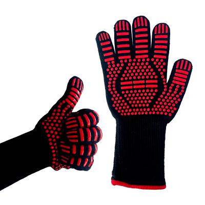 China Wholesale Non-slip/Heat Resistant Customize GRILL Extreme Heat Resistant Gloves for sale