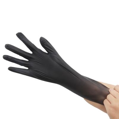 China Power Nitrile Gloves Black Powder Free Nitrile Gloves Examination Safety Screen Touch Synthetic Kitchen Household For Work Gloves for sale