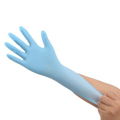 China Power Nitrile Free Gloves Powder Free Gloves Nitrile Examination Safety Screen Touch Kitchen Household For Work Gloves for sale