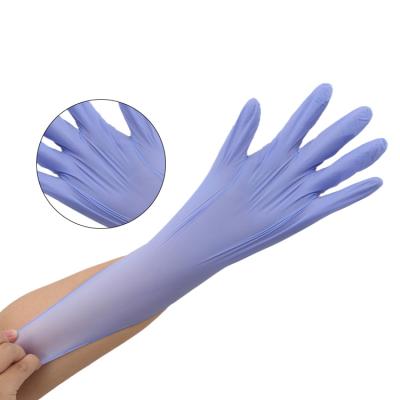 China Wholesale Blue Nitrile Gloves XL Food Prep Gloves Household Nitrile Gloves x Food Safe Food Safe Large for sale