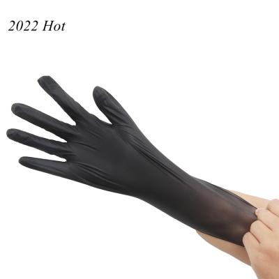 China Large Size Abrasion Resistance Powder Nitrile Kitchen Hand Safety Work Blue Pink Gloves Small Dish XXL Free Black Gloves For Women for sale