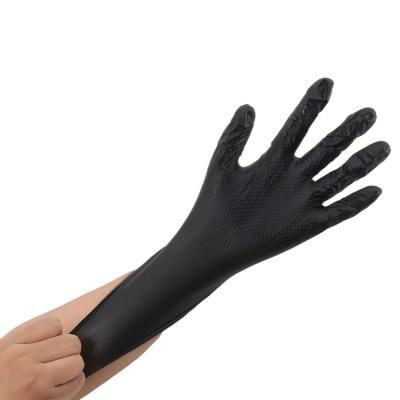 China Wholesale Abrasion Resistance Powder Free Exam Black Nitrile Gloves Medium 100 Pack Synthetic Clear Vinyl Touch Screen Examination Gloves for sale