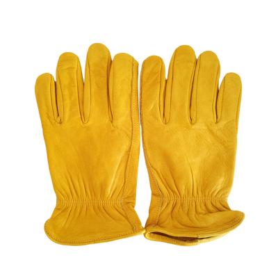 China Breathable Abrasion Resistance/Waterproof Leather Garden Work Gloves Thorn Water Proof Leather Gardening Gloves For Women Men for sale