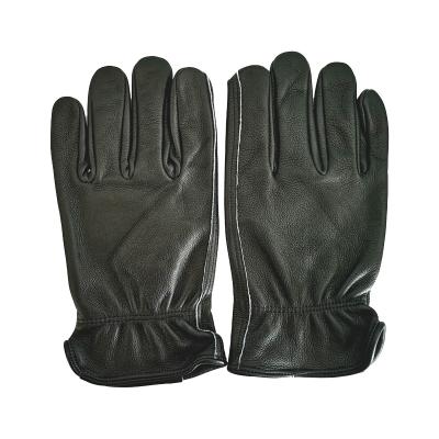 China Breathable Abrasion Resistance/Waterproof Black Men Leather Gloves Women Work Gardening Leather Gloves For Hand Protection for sale