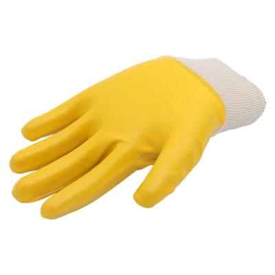 China Cheap Abrasion Resistance Wholesale Price Hand Gloves Nitrile Coated Custom Size CE Certified Mechanic Industry Safety Protective Glove for sale