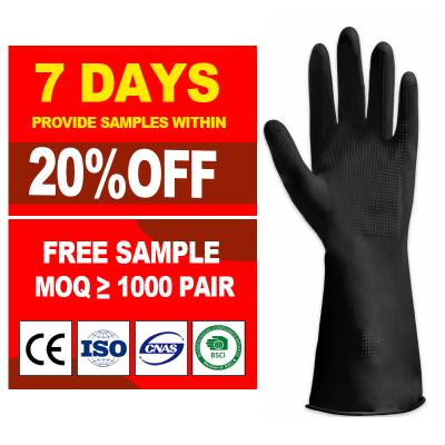 China Chemical Proof Industrial Resistant Oil/Water Resistant Hand Gloves Latex Safety Glove Workers Protective Gloves for sale