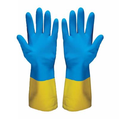 China water & Oil Proof Household Washing Latex Sleeve Work Cleaning Gloves Dishwashing Men's Long Food Grade Women Hand Safety Gloves for sale