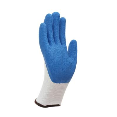 China Abrasion Resistance 13G Polyester Latex Ply Work Safety Gloves Mechanic Women Men Mechanic Oil Waterproof Construction Hand Glove for sale