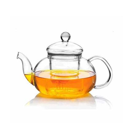 China Reliable Quality Viable Hot Selling Delicate Transparent Glass Teapot From China for sale