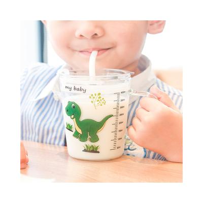 China China Supplier Modern Design Modern Design Transparent Milk Carton Shape Glass Cup for sale