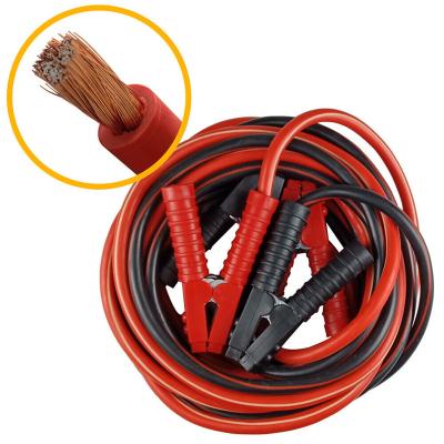 China Movable Jumper Emergency Tools Battery Car Booster Cable Connector Battery Operated Signal Jump Leads 0.25x180x4M for sale