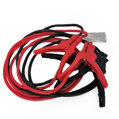 China 6GA Auto Tool Car Motorcycle GS Battery 300A Backup Booster Plastic Clamp Jumper Cables With LED Light for sale