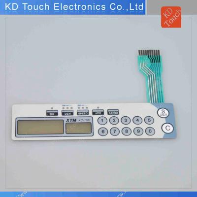 China Industrial Equipment PET Circuit Metal Membrane Switch Dome Embossed Control Panel for sale