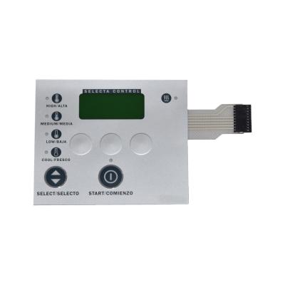 China Industrial Control OEM Polydome And Tactile Metal Dome Membrane Switch With Iceberg Connector for sale