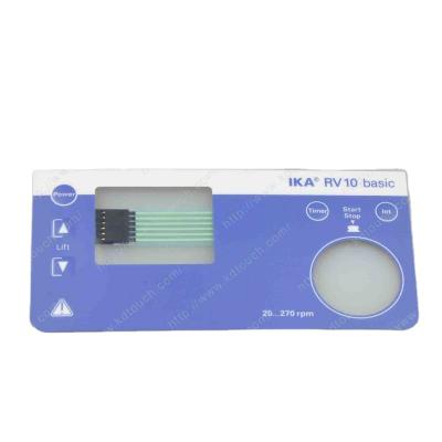 China Telecom Equipment Polydome Tactile Membrane Switch With Iceberg Connector for sale