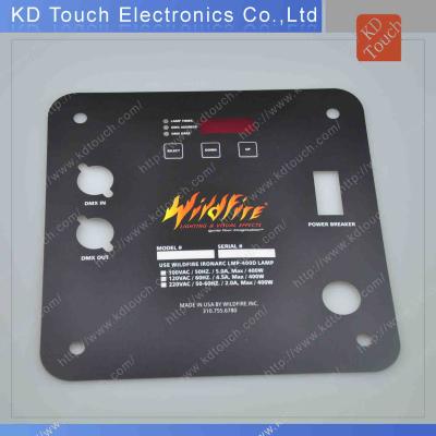 China Industry Equipment Silver Screen Printing Printing Overlays Graphic Polyester for sale