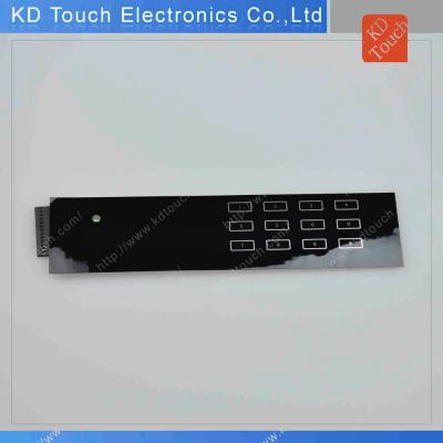 China Industrial Equipment Flat Type Non - Tactile Membrane Switch Control With Nicomtic Connector for sale