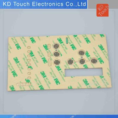 China Computer Keyboard Customs Lead The Membrane Switch Keypad Control Panel With 3m Adhesives for sale