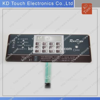 China Sporting Goods OEM Membrane Switch Tactile Control Keypad With Nicomatic Connector for sale