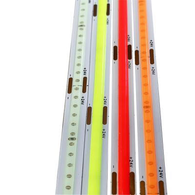 China 24v Width 8MM Residential Wholesale Uniform Lighting 300 Waterproof Flexible LED 5M COB Led Strip Light for sale