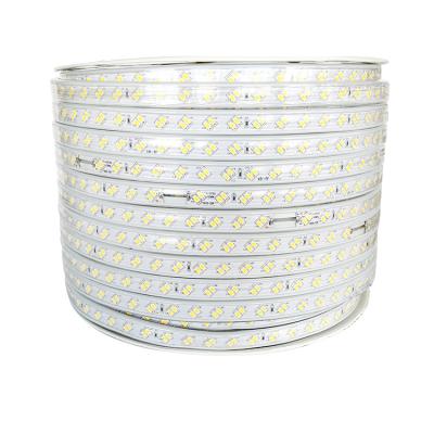 China IP65 led lamp with 2835 220V high voltage waterproof living room strip180 split beads double row 5730 lamp strip for sale