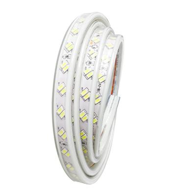 China IP65 220v 110v High Voltage 5730 Led Flexible Strip Power Socket Waterproof Led for sale