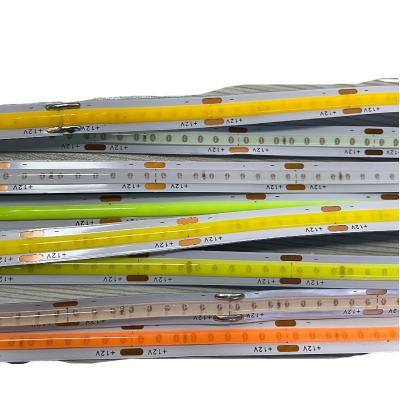 China 8mm High Cob Strip Light Residential 12v Led Bright 480led No Dots Cob Flexible Tape Lights for sale