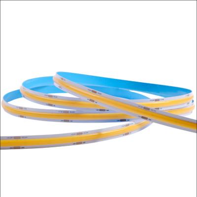 China Flip Chip On Flexible Board 12v 2700k 3000k 4000k 6000k 8mm Residential White Flexible Silicone Tube FOB Cob Led Strip for sale