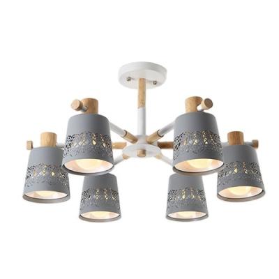 China Nordic residential modern simple living room lamp creative personality dining room lamp bedroom lamps chandelier for sale