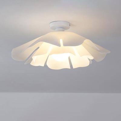 China Simple Modern Led Creative Flower Warm Romantic Corridor Bedroom Residential Lamp Room Ceiling Lamp 2021 New for sale