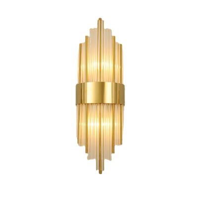 China Modern luxury led wall lamp made in china is suitable for hotel and living room or family bedroom crystal wall lamp for sale