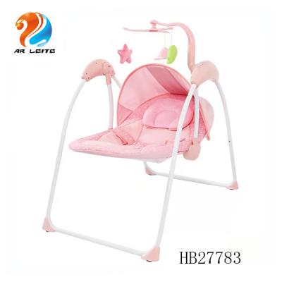 China Soft and Comfortable Electric Automatic Bouncer Chair Baby Cradle Baby Swing Musical Swing Chair for Newborn for sale