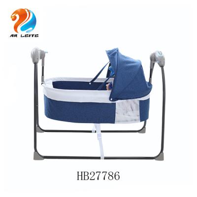 China 2020 New Style Modern Newborn Baby Rocker Sleeper Baby Hutch Portable Safety Cradle With Mosquito Net for sale