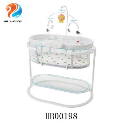 China Comfortable Baby Crib Fabric Baby Crib Portable Baby Crib with Vibration for sale