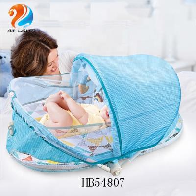 China Breathable High Quality Portable Luxury Folding Baby Crib Net Hutch Sets With Netting For Newborn for sale