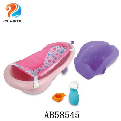 China Newest Large Factory Price Durable Modern Baby Discount Baby Bath Tube Plastic Free Tub With Child Support for sale