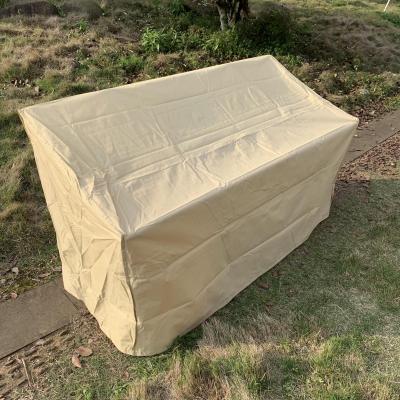 China Water Resistant 600d Polyester Waterproof Three Seater Outdoor Couch Cover Anti UV Resistant Garden Bench Covers Range for sale