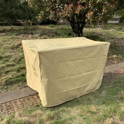 China High Quality Water Proof Dustproof Fabric Outdoor Black Polyester Rectangular Table And Chair Cover for sale