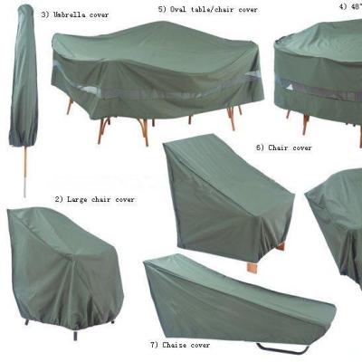 China Waterproof Types High Quality Nylon Outdoor Furniture Cover Plastic Outdoor Furniture Cover for sale