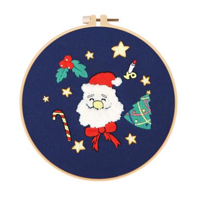 China Europe Embroidery Kit 2021 Hot Selling Christmas DIY Handmade Cross Stitch Kit For Needlework With Colorful Thread for sale