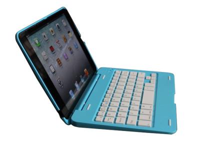 China Blue Micro USB Bluetooth Keyboard for iPad Mini with Fold Protective Case for sale