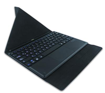 China Black Color 10.1 Inch Tablet  Keyboard Case With Connector Pin / Windows System for sale