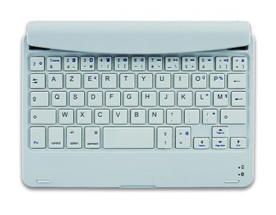 China White / Black IPad Mini Bluetooth Keyboard From Aviation Aluminum + ABS plastic for sale