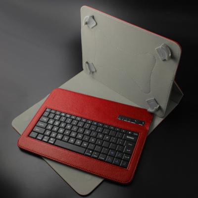 China Colorful Leather 9 Inch Bluetooth Keyboard 160mAh With ABS keys for sale