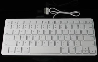 China White iPad Wired Keyboard for sale