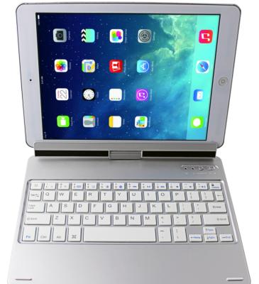 China 200mAh iPad Air 2 Bluetooth Keyboard , ABS keys Aluminum Keyboard for sale