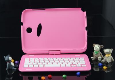 China Wireless Samsung N5100 Bluetooth Keyboard Pink Aluminum Keyboard for sale