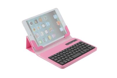 China Pink Wired universal 8 Inch Tablet Keyboard Case Android iOS system for sale