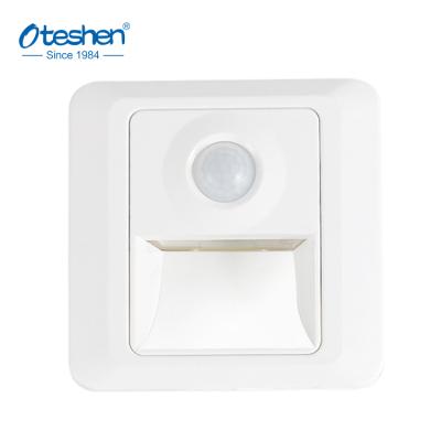 China PC 2020 Automatic PIR Motion Sensor Step Light 3W LED Wall Foot Lamp Motion Sensor Stair Lamp for sale